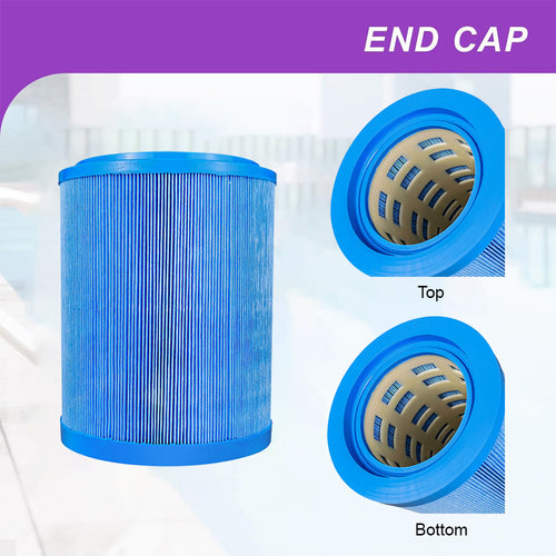 ZOTEE 25 sq ft Pleated Fabric Filter Pool&Spa Filter Cartridge,Replacement for Master Spas, Pleatco PMA25-M, PMA-PROPAK2-M, Filbur FC-1008,Darlly 60259