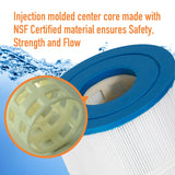 ZOTEE 80 sq.ft. Clean&Clear Plus, Waterway Crystal Water Pool Filter Cartridge 4 Pack