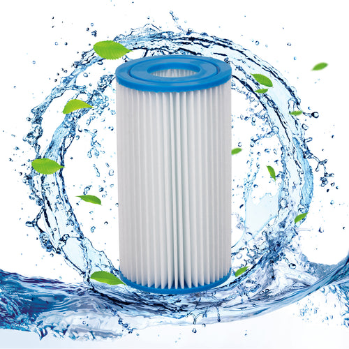 ZOTEE Intex Type A or C, Coleco Krystal Klear Models, Aqua Leisure Pool Filter Cartridge 2 Pack