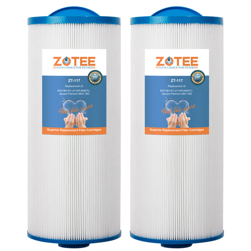 ZOTEE 60 sq.ft. Jacuzzi Premium Spa Replacement Filter Cartridge 2 Pack