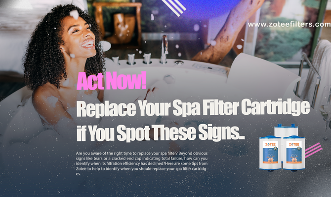 Act Now! Replace Your Spa Filter Cartridge if You Spot These Signs