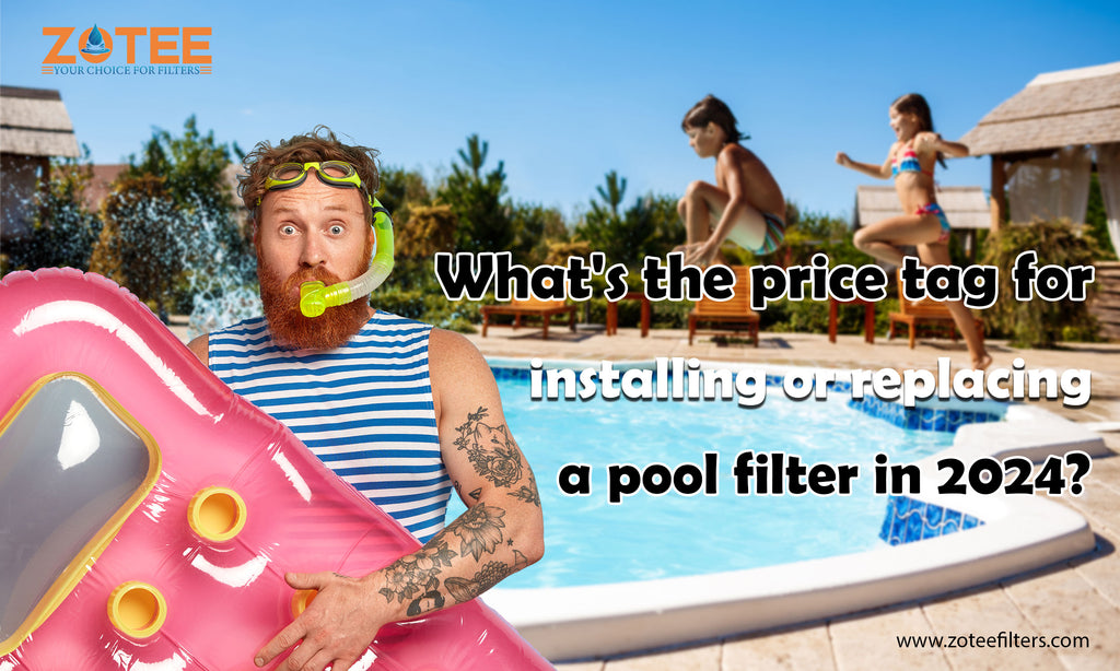 What's the price tag for installing or replacing a pool filter in 2024?