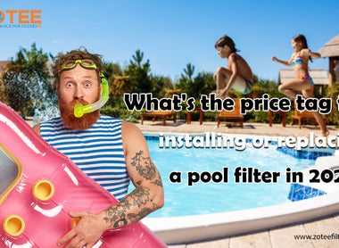 What's the price tag for installing or replacing a pool filter in 2024?