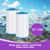 Zotee 2 Pack Spa Filter Replaces Unicel C-4335, Filbur FC-2385, R173431, Guardian 409-219, 03FIL1300, 17-2482, 25393, 303557, 817-3501, Darlly 40353 Hot Tub Filter,PRB35-IN