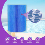 ZOTEE 25 sq ft Pleated Fabric Filter Pool&Spa Filter Cartridge,Replacement for Master Spas, Pleatco PMA25-M, PMA-PROPAK2-M, Filbur FC-1008,Darlly 60259