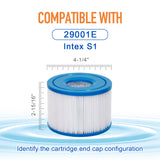 ZOTEE Intex S1 Pool Replacement Filter Cartridge 2 Pack