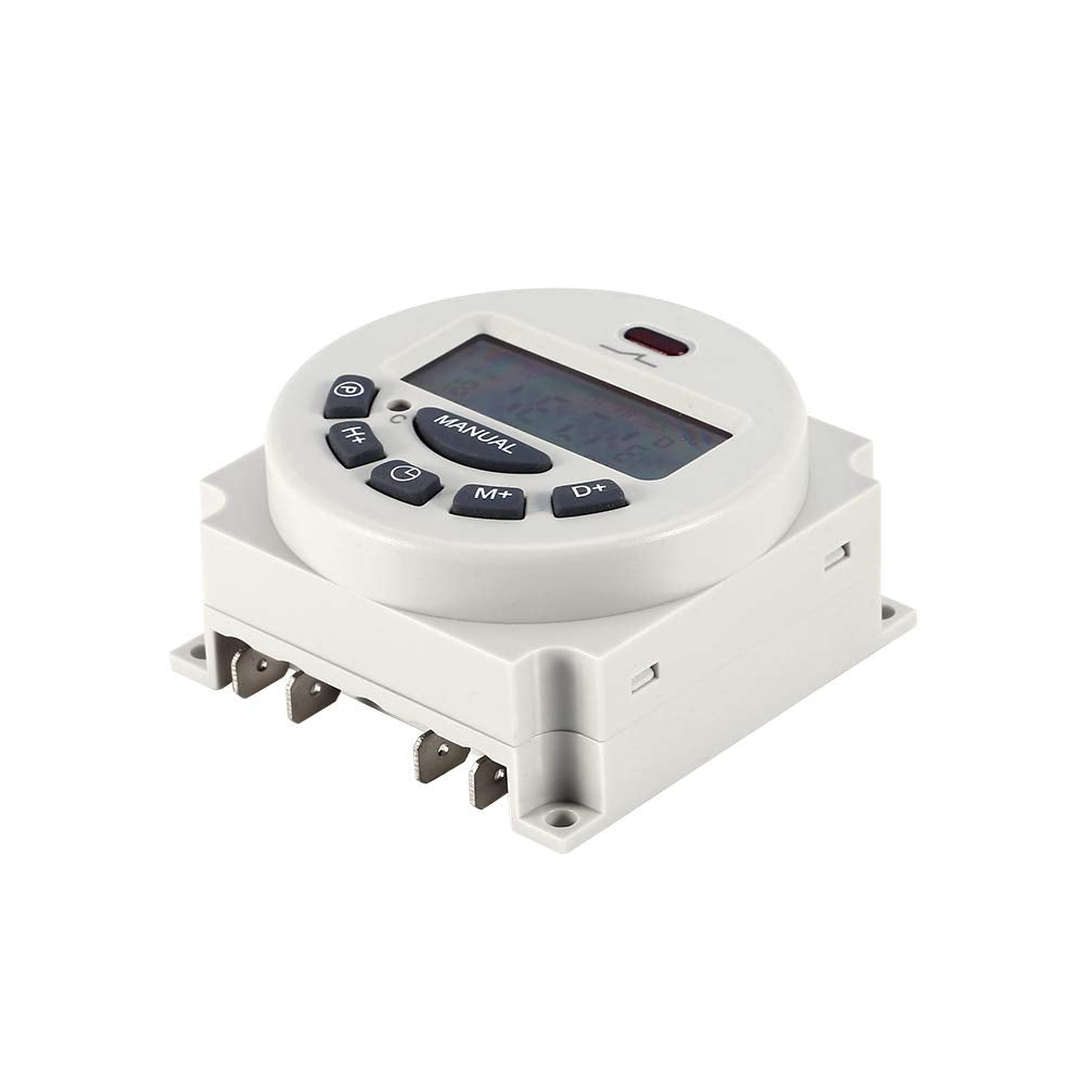 Digital Timer Switch: 16A Control, Custom Voltages, 1-168H Setting