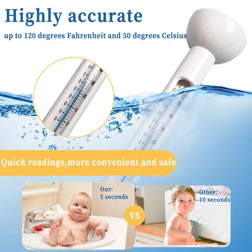 Easy Read Swimming Pool Floating Thermometer for Outdoor and Indoor
