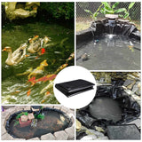 Zotee 7 x 10 Ft 20 Mil UV Resistant Preformed Easy Cutting HDPE Pool Liners