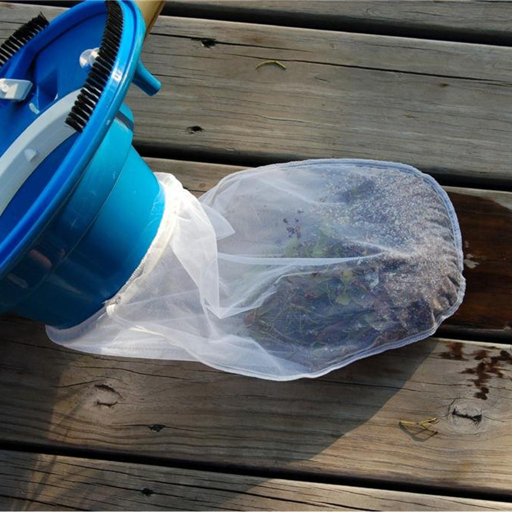 5Pcs13 x 8 Inch Pool Vacuum Mesh Bag Replacement Pool Cleaner Leaf Bag
