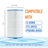 ZOTEE 80 sq.ft. Sundance Spas-MicroClean Spa Replacement Filter Cartridge