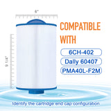 ZOTEE Master Spas Twilight X268365,X26851,X268514 Spa Replacement Filter Cartridge 2 Pack