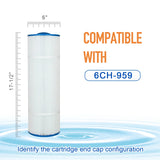 ZOTEE 60 sq.ft. Jacuzzi Premium Spas Replacement Filter Cartridge