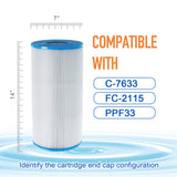 ZOTEE 33 sq.ft. Purex CE-33/100 Spa Replacement Filter Cartridge