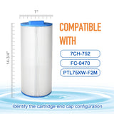 ZOTEE 75 sq.ft. Dimnesion One Spas Replacement Filter Cartridge