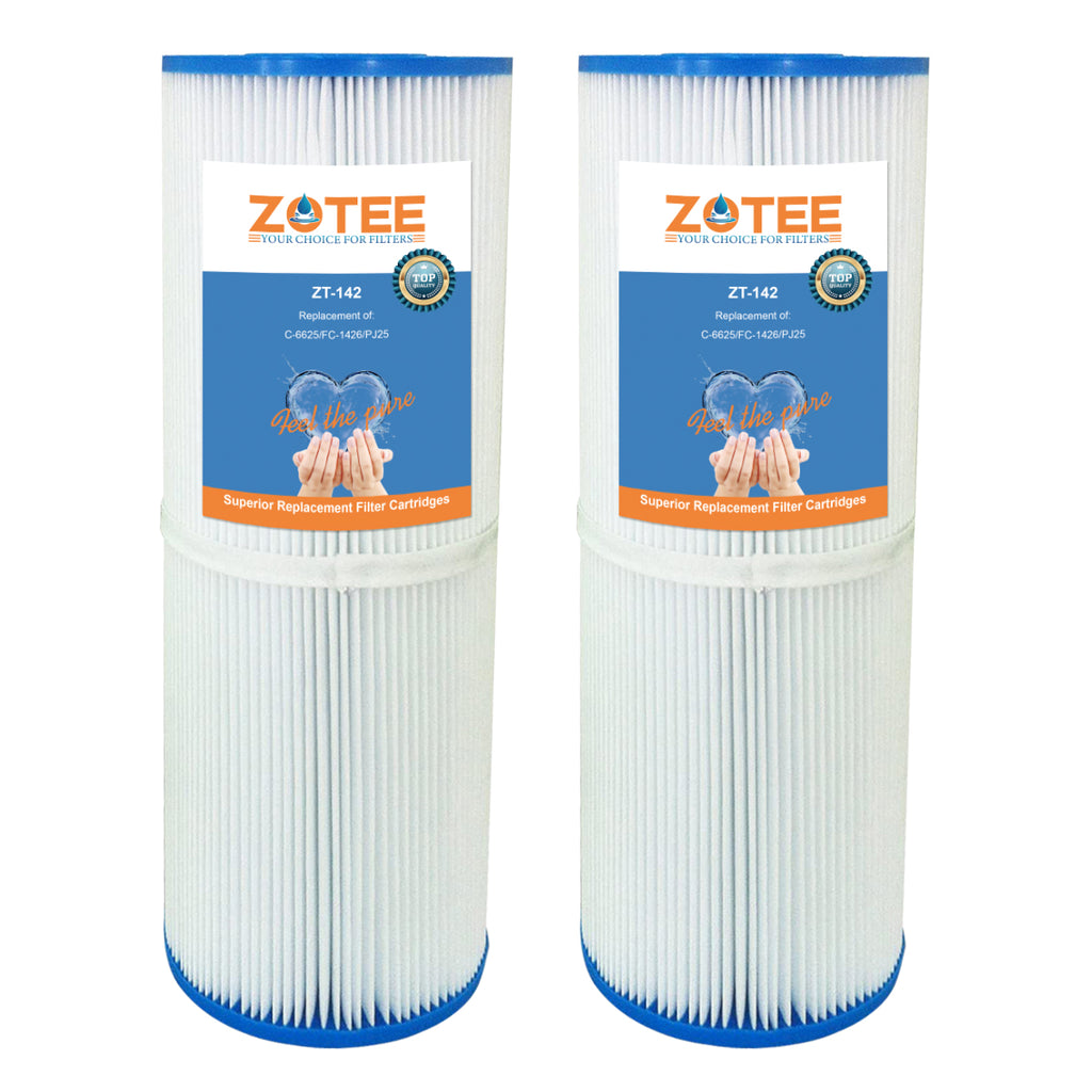 ZOTEE 25 sq.ft. Jacuzzi CF-25 Spa Replacement Filter Cartridge 2Pack